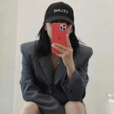 셀린느 로고 베이스볼캡 모자