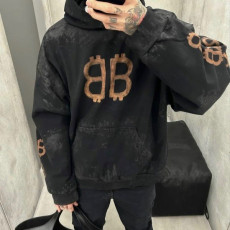 발렌시아가 BB 프린팅 후드티